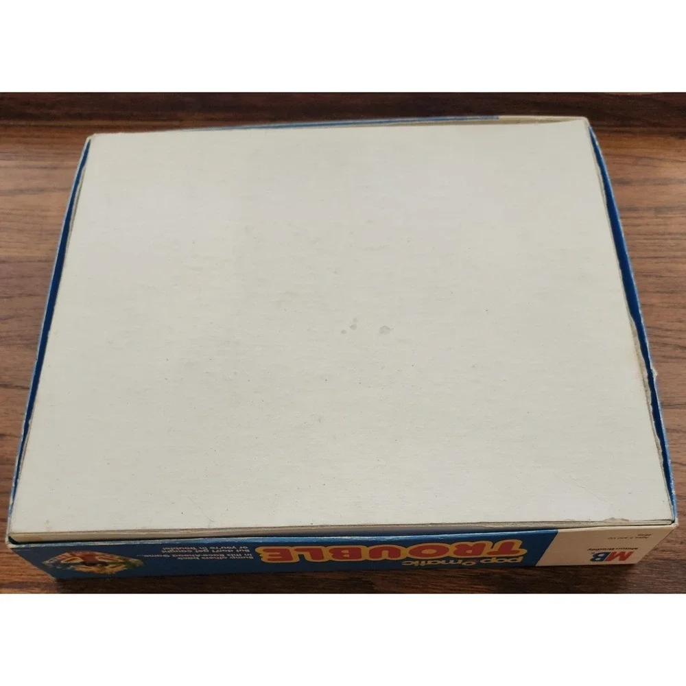 Vintage TROUBLE POP O MATIC Replacement Board Game Box Only 1986